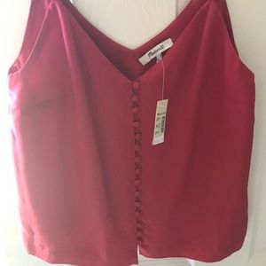 Madewell silk button camisole size 00